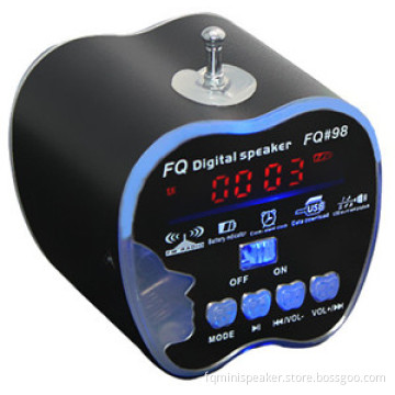FQ Apple Shape TF card, USB Speaker with FM Radio